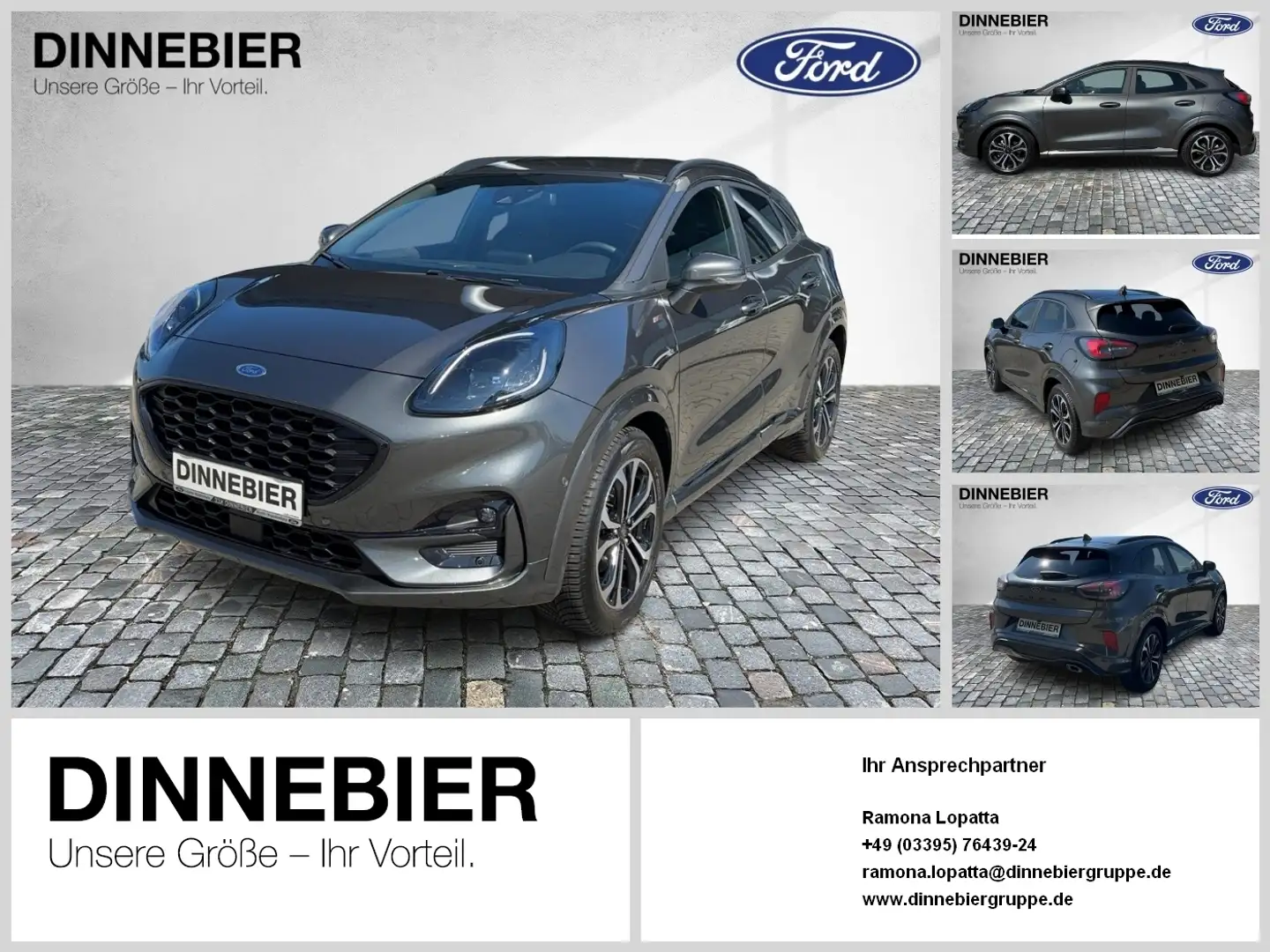 Ford Puma ST-Line X LED+Navi+Kamera+Winterpaket Grau - 1