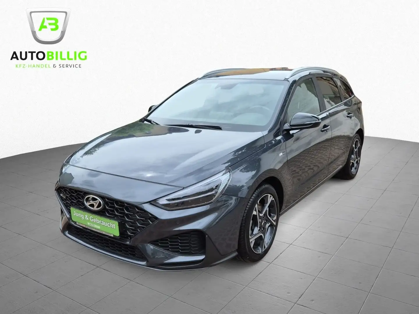 Hyundai i30 1.0T-GDI N-Line|LED|Sitz+Lenkradh.|R-Cam|Nav Grau - 1