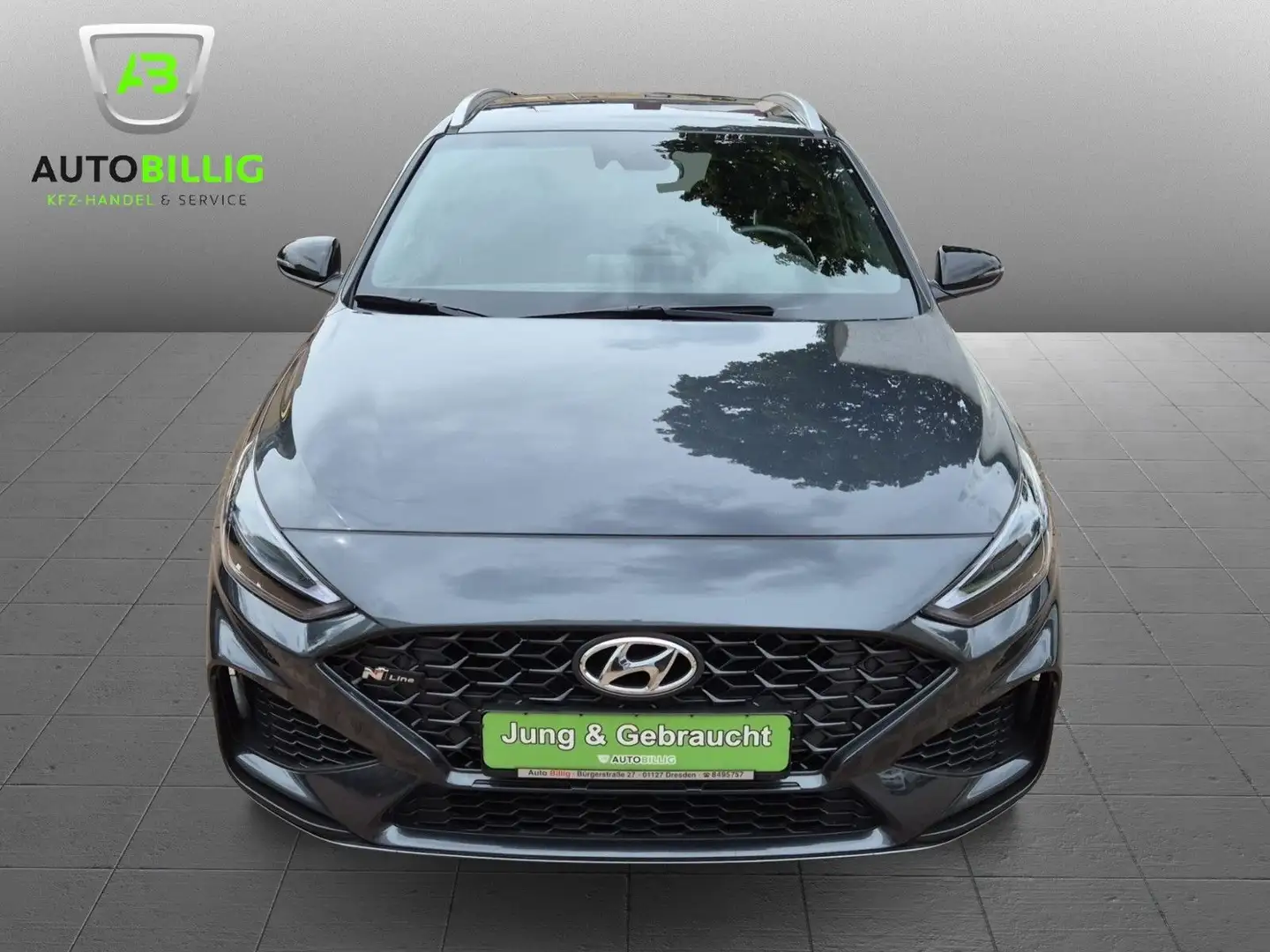 Hyundai i30 1.0T-GDI N-Line|LED|Sitz+Lenkradh.|R-Cam|Nav Grau - 2