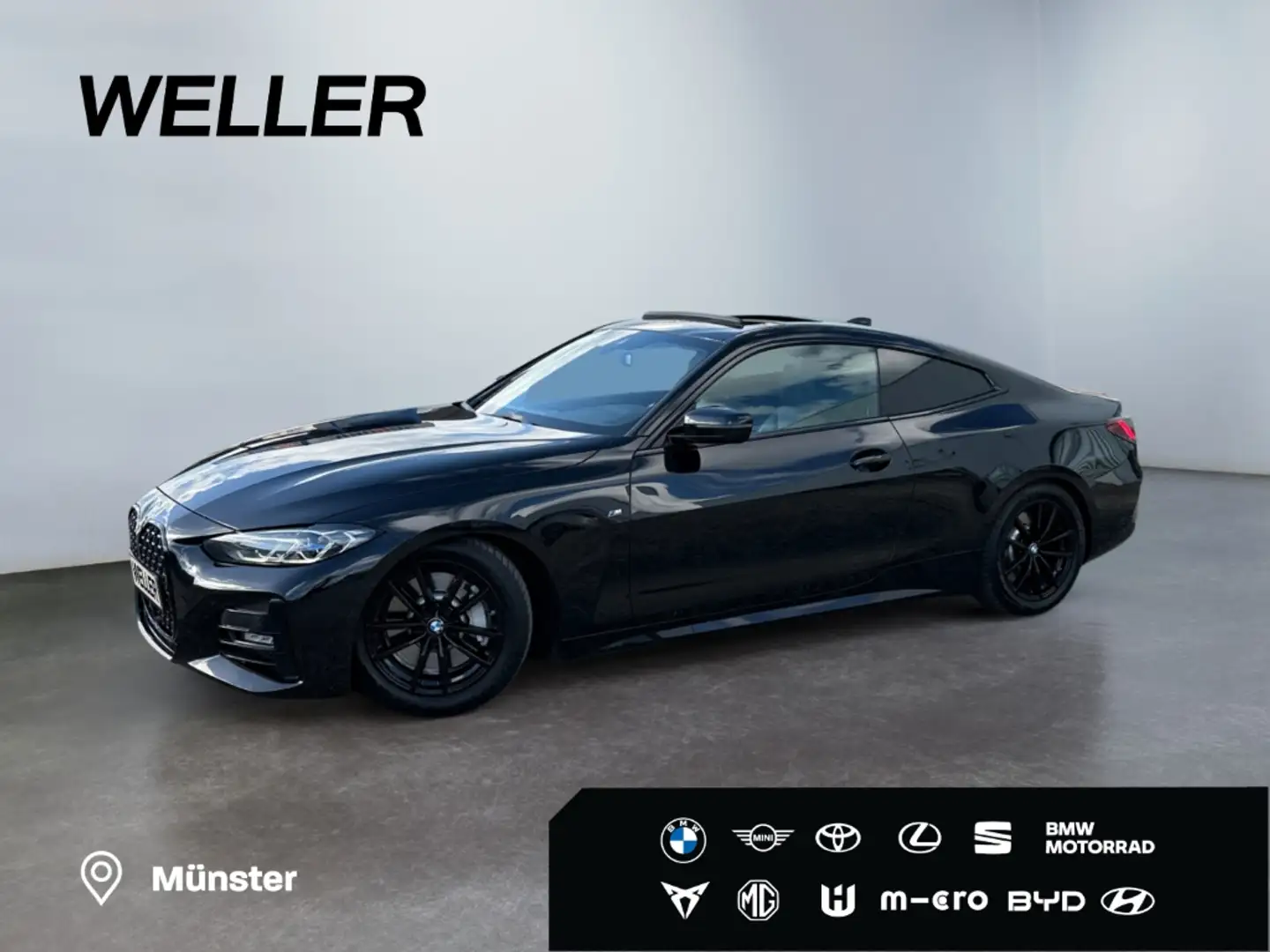 BMW 430 i Coupe M Sport *Laser*Leder*Pano*HiFi*Memory* Noir - 1