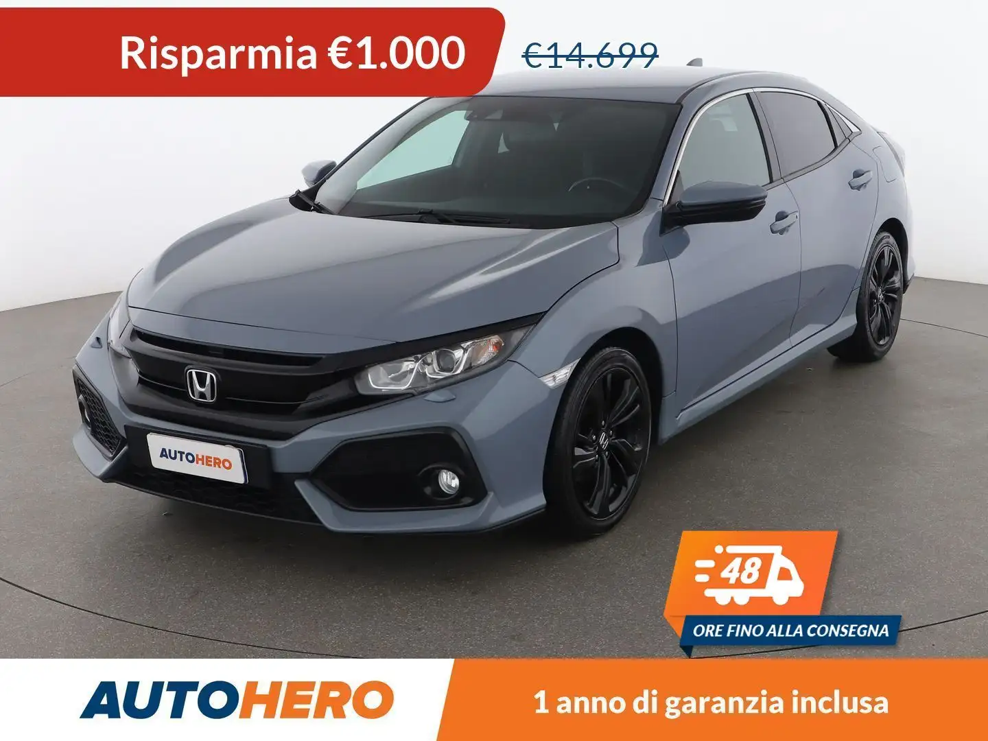 Honda Civic 1.0 VTEC Elegance Navi Сірий - 1