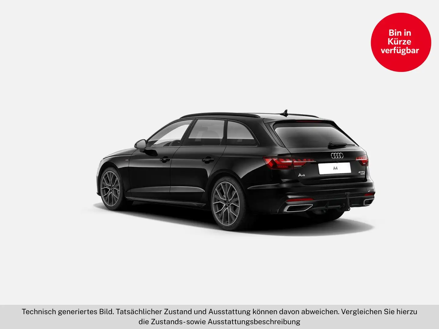 Audi A4 40 TDI quattro S line Schwarz - 2
