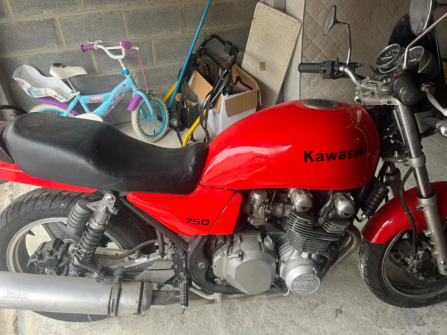 Kawasaki Zephyr 750 À restaurer Красный - 1