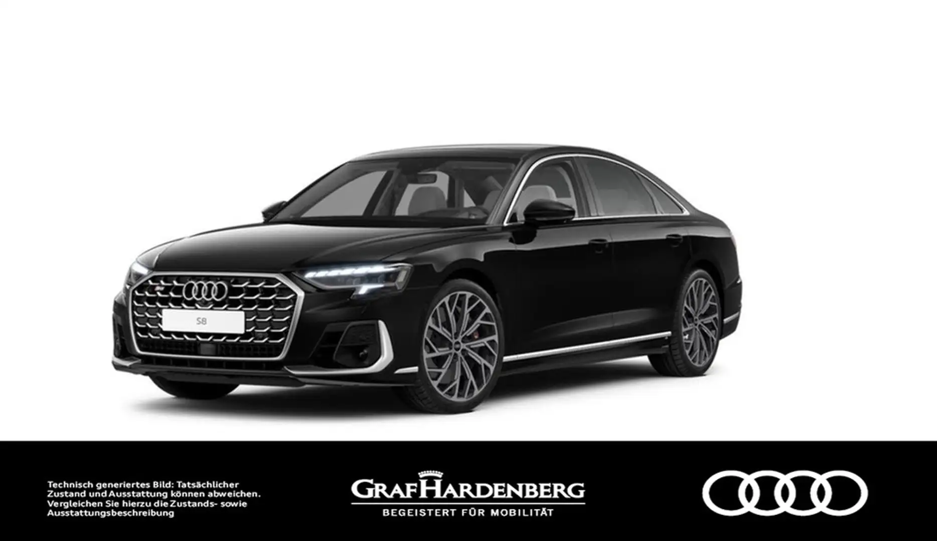 Audi S8 4.0 TFSI quattro . Matrix Navi Pano AHK Noir - 1