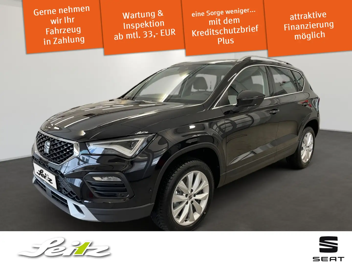 SEAT Ateca 1.5 TSI Road Edition *NAVI*KAMERA*WINTERPAKET* Negro - 1