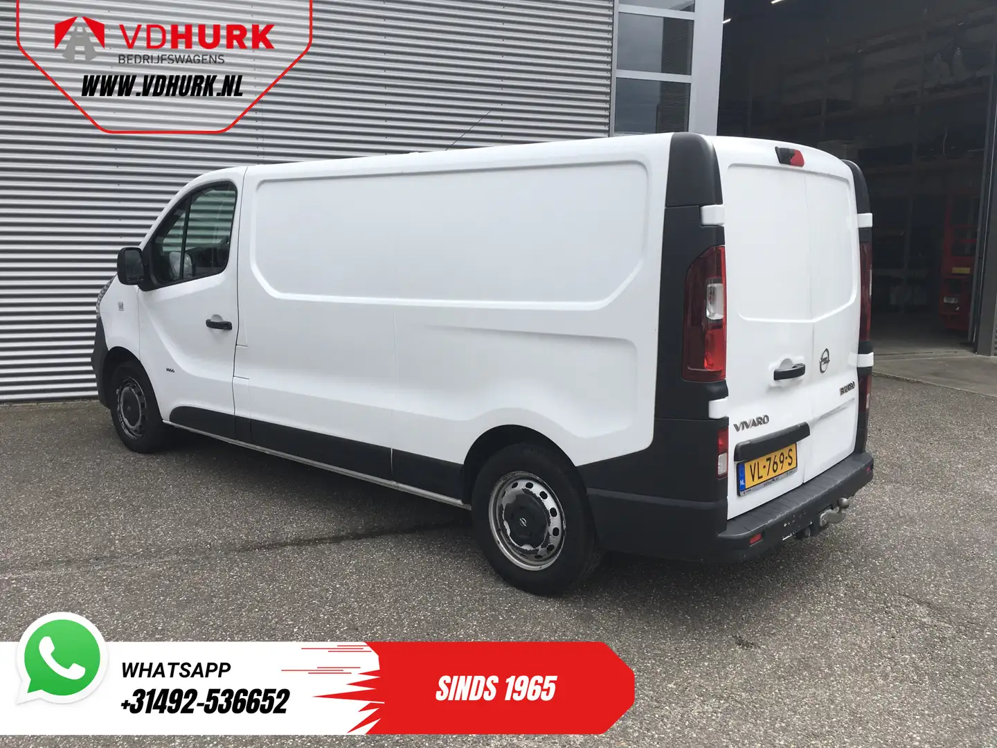 Opel Vivaro 1.6 CDTI 120 pk L2 EXPORT Airco/ Cruise/ Navi/ Tre Weiß - 2