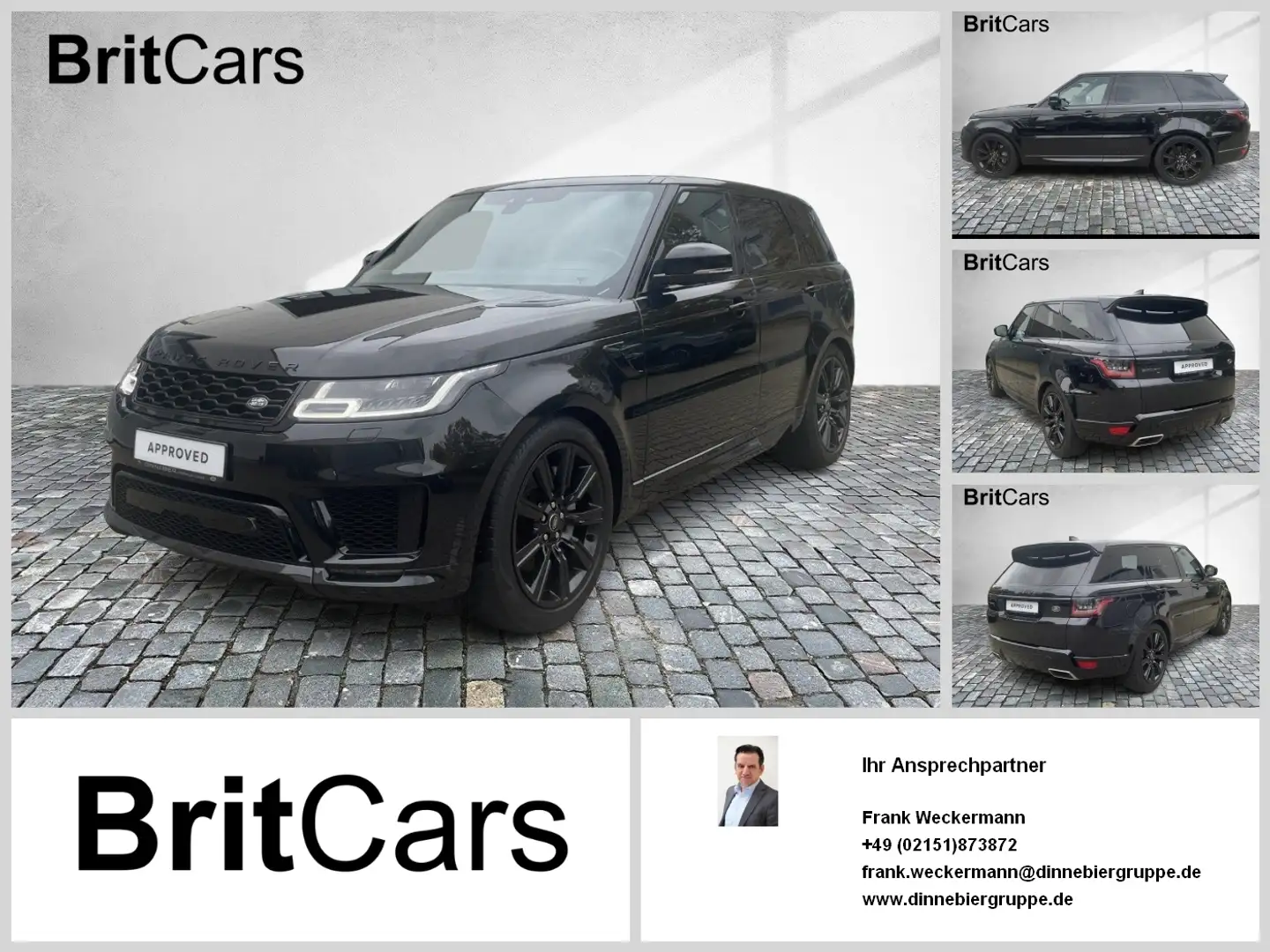 Land Rover Range Rover Sport D250 HSE Dynamic Stealth Schwarz - 1