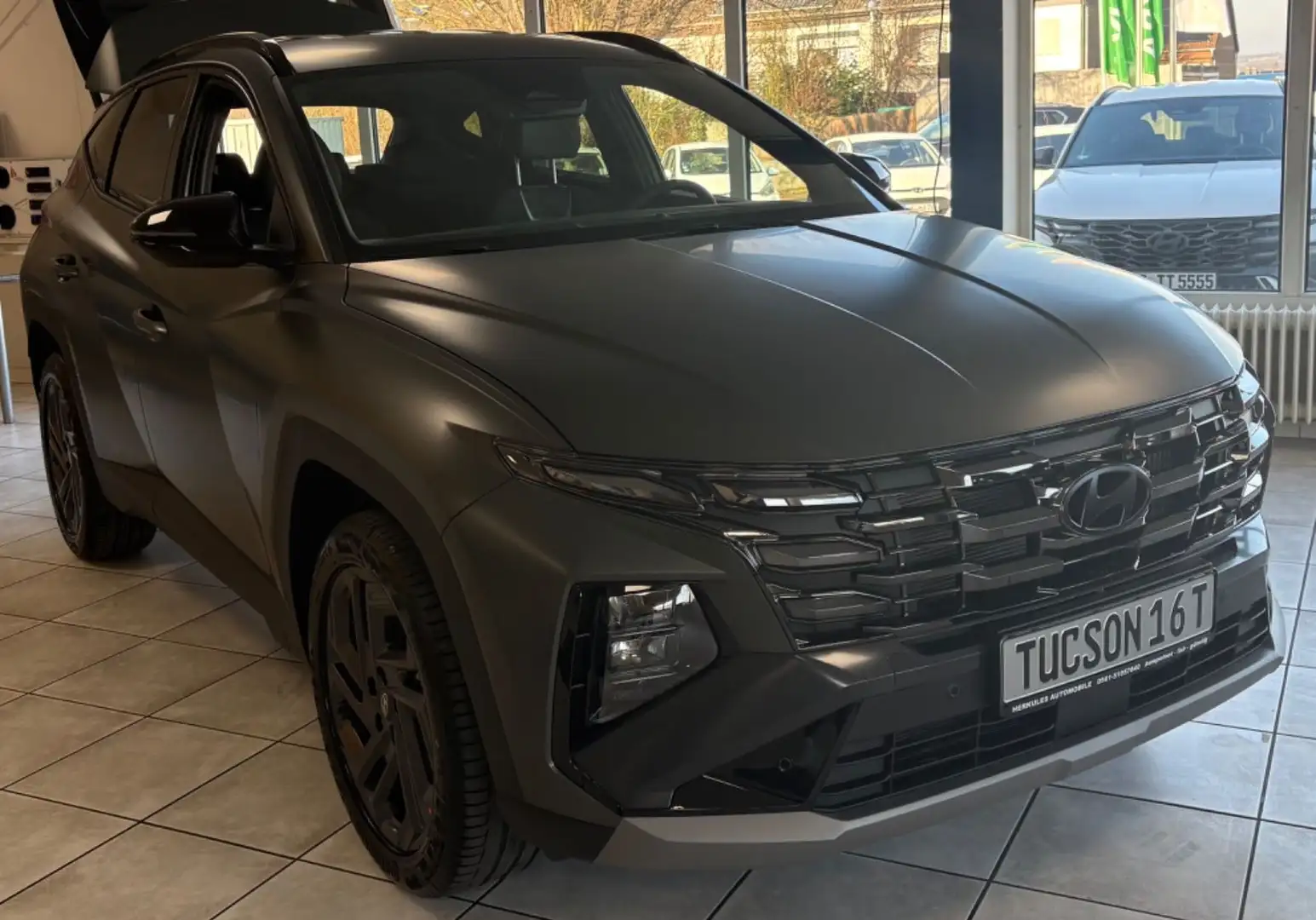 Hyundai TUCSON 1.6 T-GDI 48V DCT /Alcantara/Navi/Kamera Grün - 1