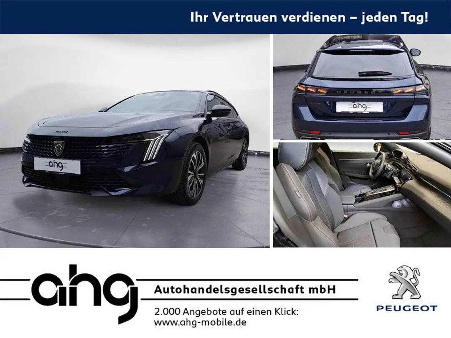 Peugeot 508 BlueHDi 130 EAT8 Allure SW Navi LED PDC Kurv Bleu - 1