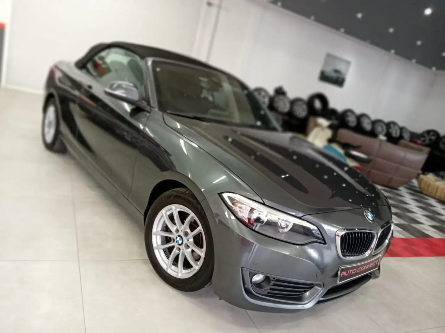 BMW 218 *NAVI*RADAR*JANTES*CAMERA*BT AUTO*NEUVE* Gris - 2