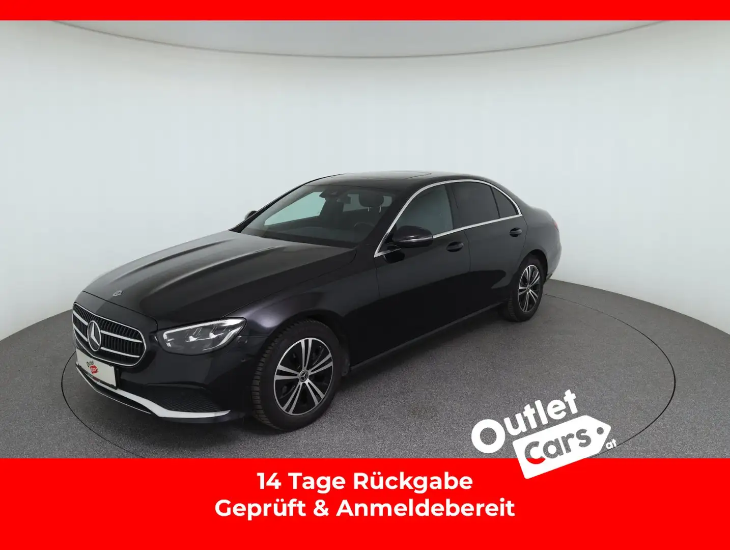 Mercedes-Benz E 220 d Avantgarde AHK+LED+LEDER+NAVI+RFK+LM+PDC Schwarz - 1