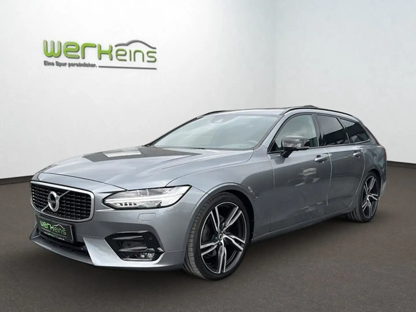Volvo V90 Kombi R Design AWD 20Zoll LED StHzg Leder Pa Grau - 1