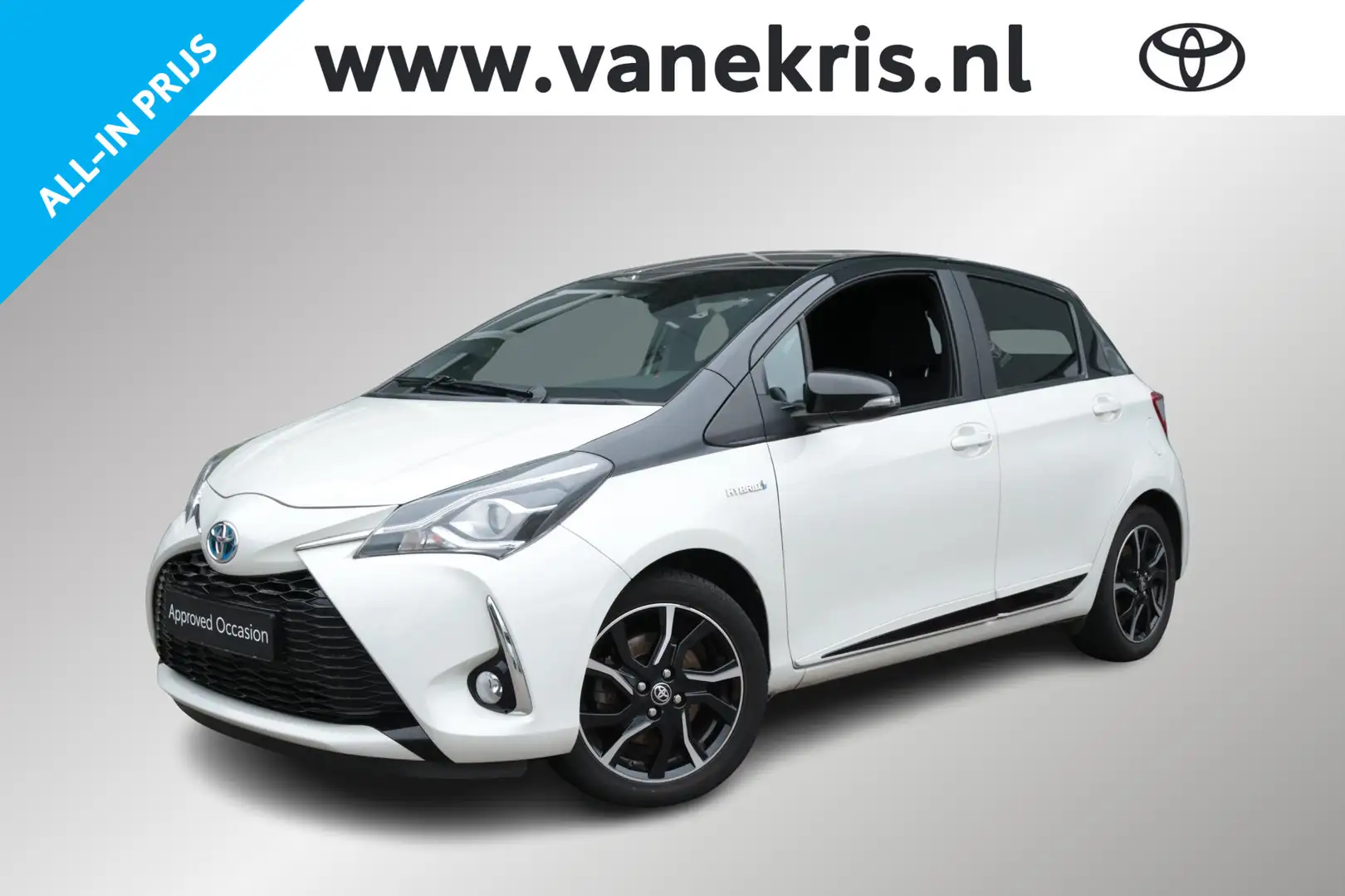Toyota Yaris 1.5 Hybrid Bi-Tone, Trekhaak, Navi, Keyless entry Blanco - 1