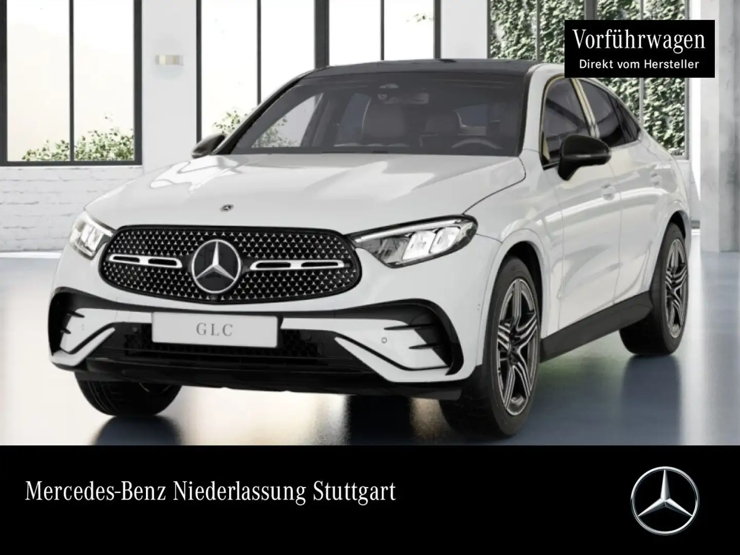 Mercedes-Benz GLC 200 4M AMG+NIGHT+PANO+360+AHK+LED+TOTW+KEYLESS Weiß - 1