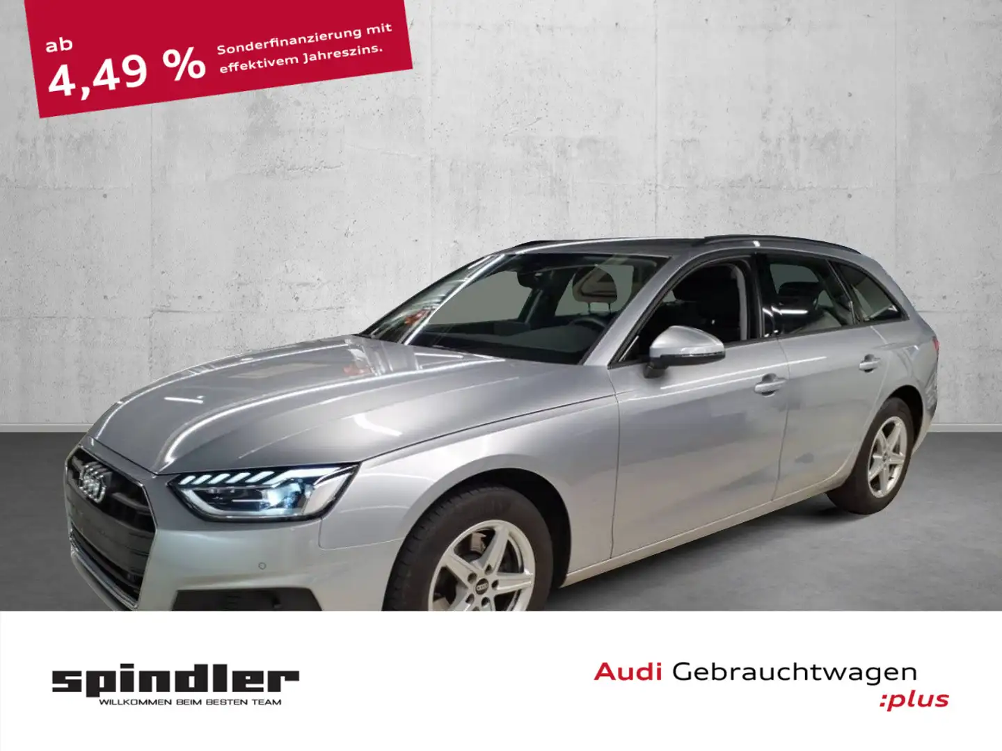 Audi A4 35 TDI S-tronic / Navi+, RFK, LED, ACC Silber - 1
