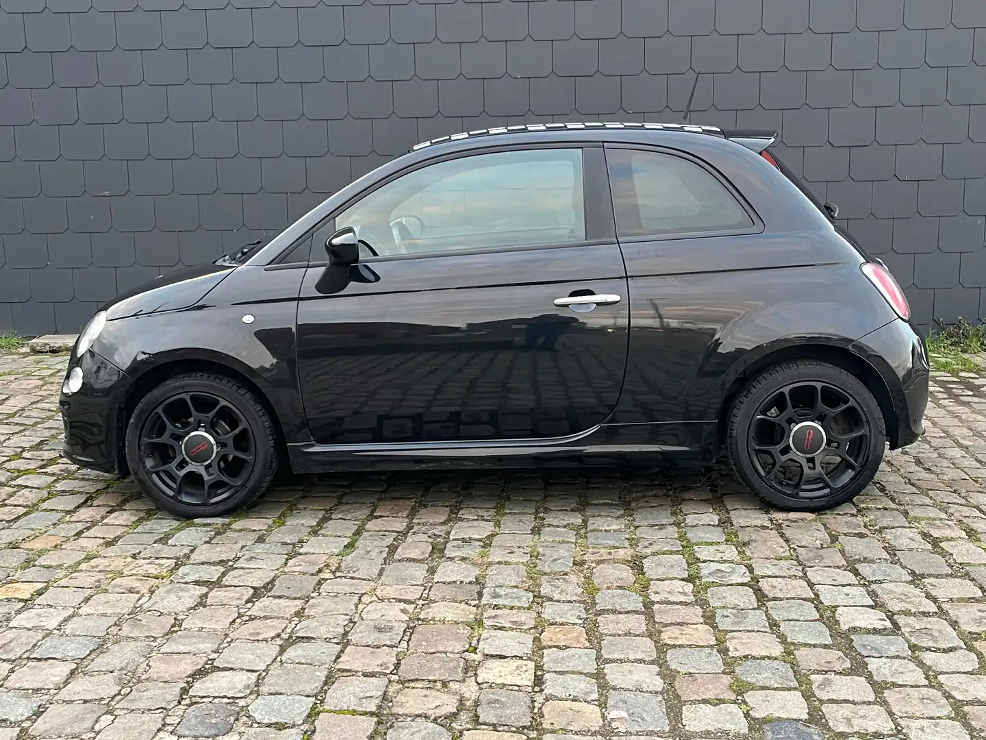 Fiat 500 🛑🆕🛑1.2i Sport AUTOMATIQUE Climatronic Noir - 2