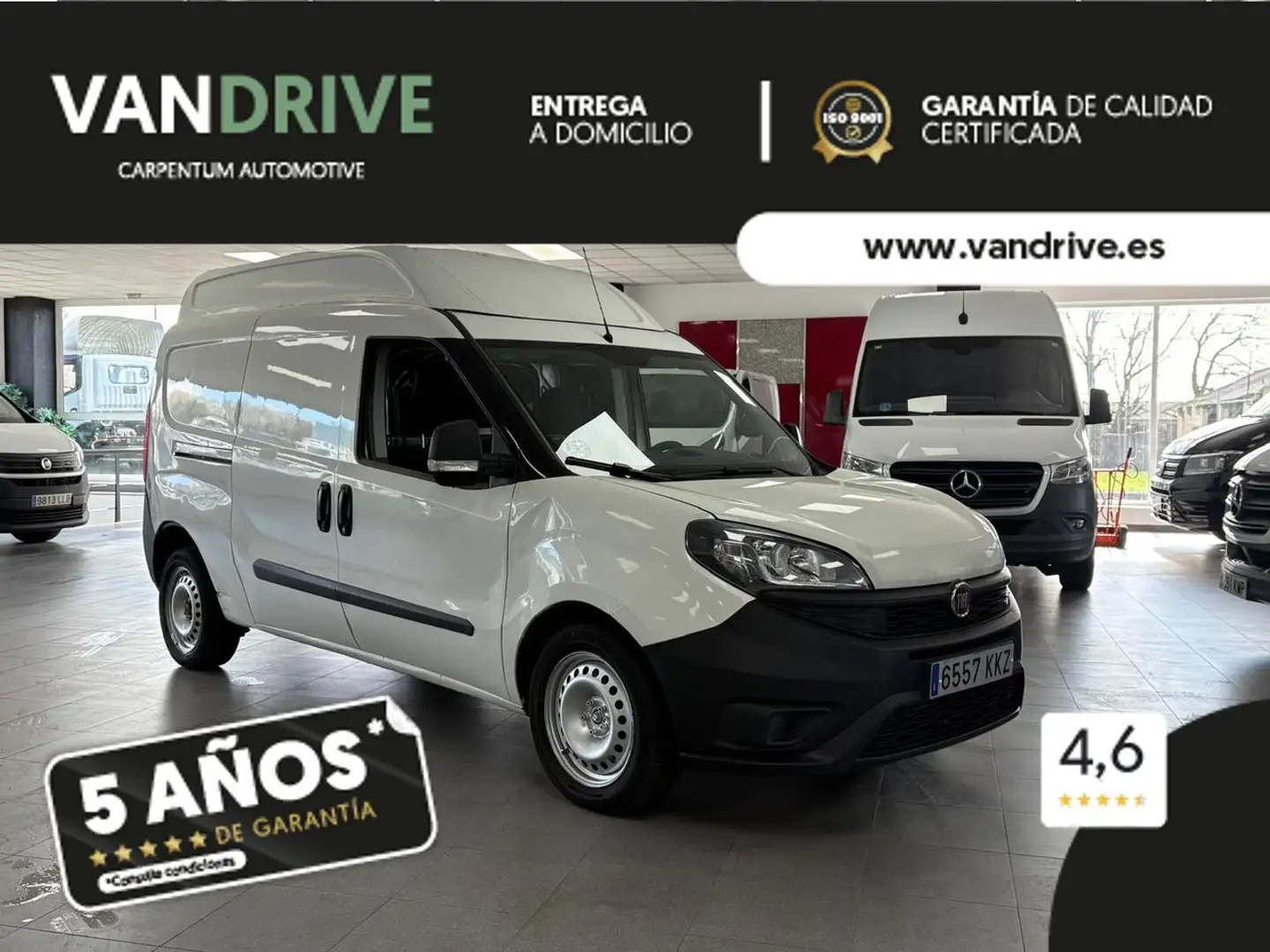 Fiat Dobló Cargo 1.6Mjt SX Maxi 750Kg Blanco - 1