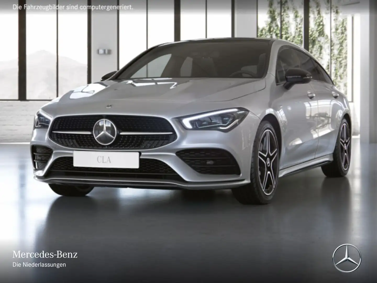 Mercedes-Benz CLA 250 4M EDITION 2020+AMG+NIGHT+PANO+360°+7G Silber - 2