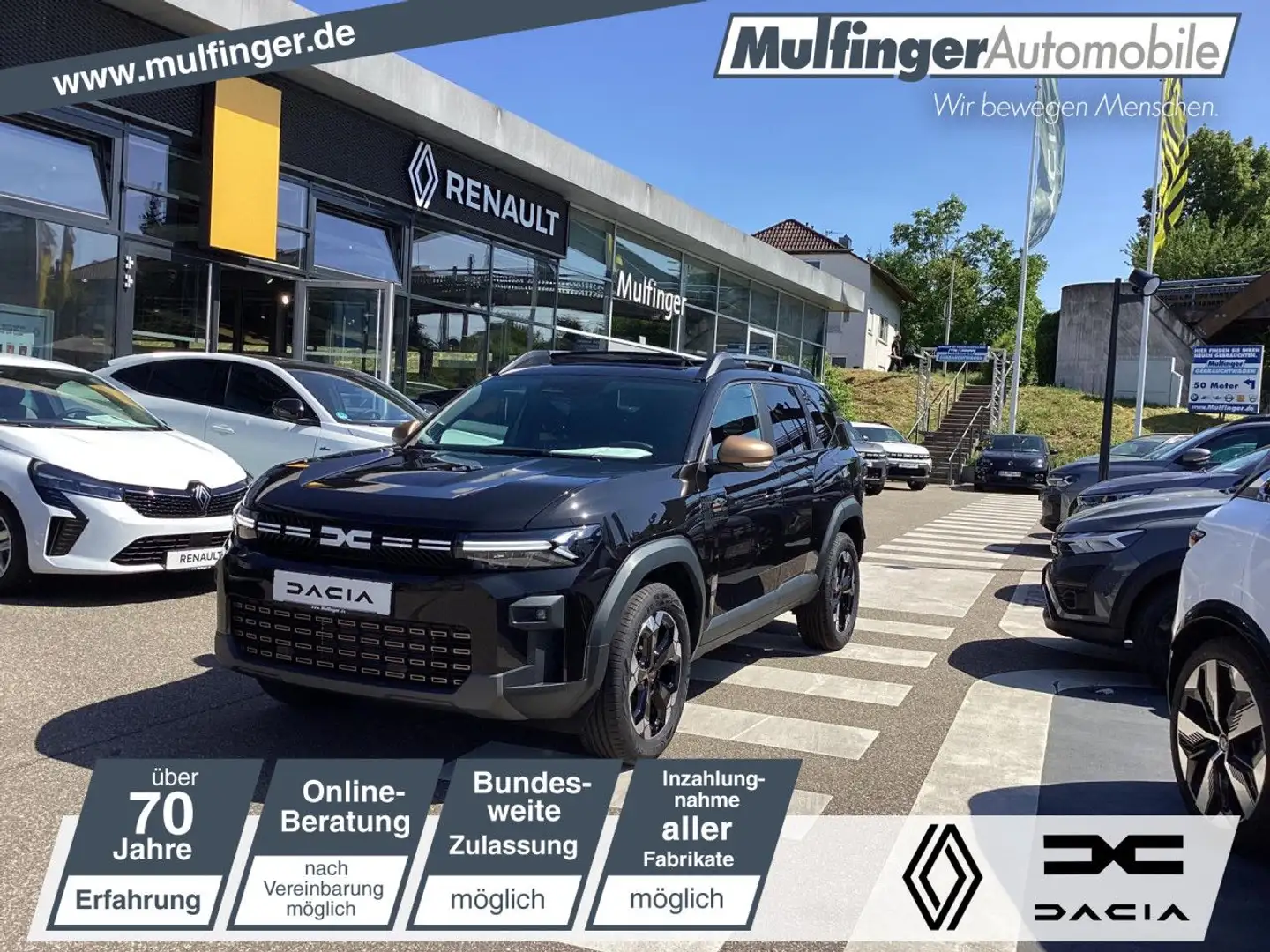 Dacia Bigster Extreme HYBRID 155 Schiebedach Kamera Klimaaut. Noir - 1
