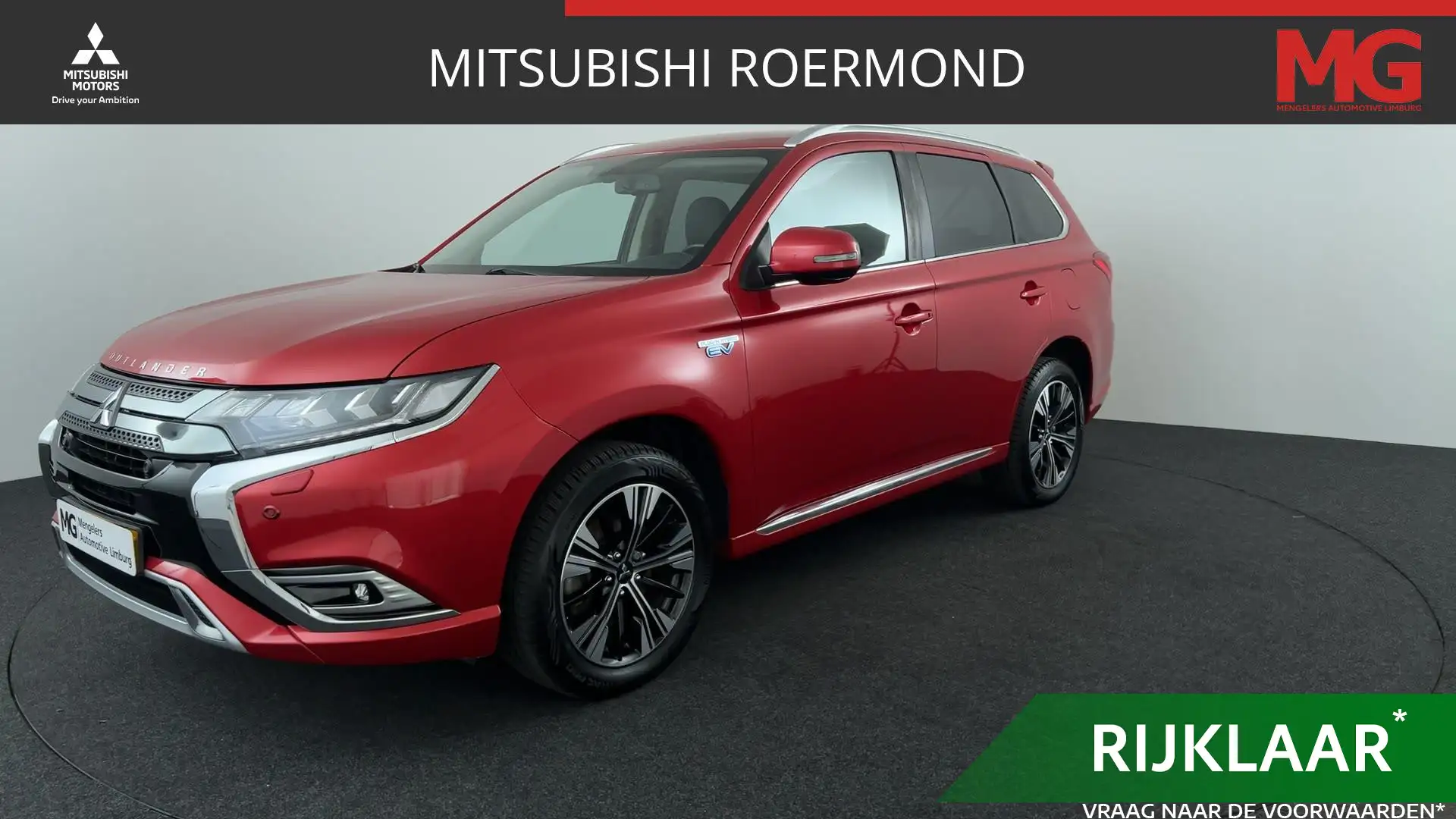 Mitsubishi Outlander 2.4 PHEV Intense | Rijklaar | Apple carplay | Came Rood - 1