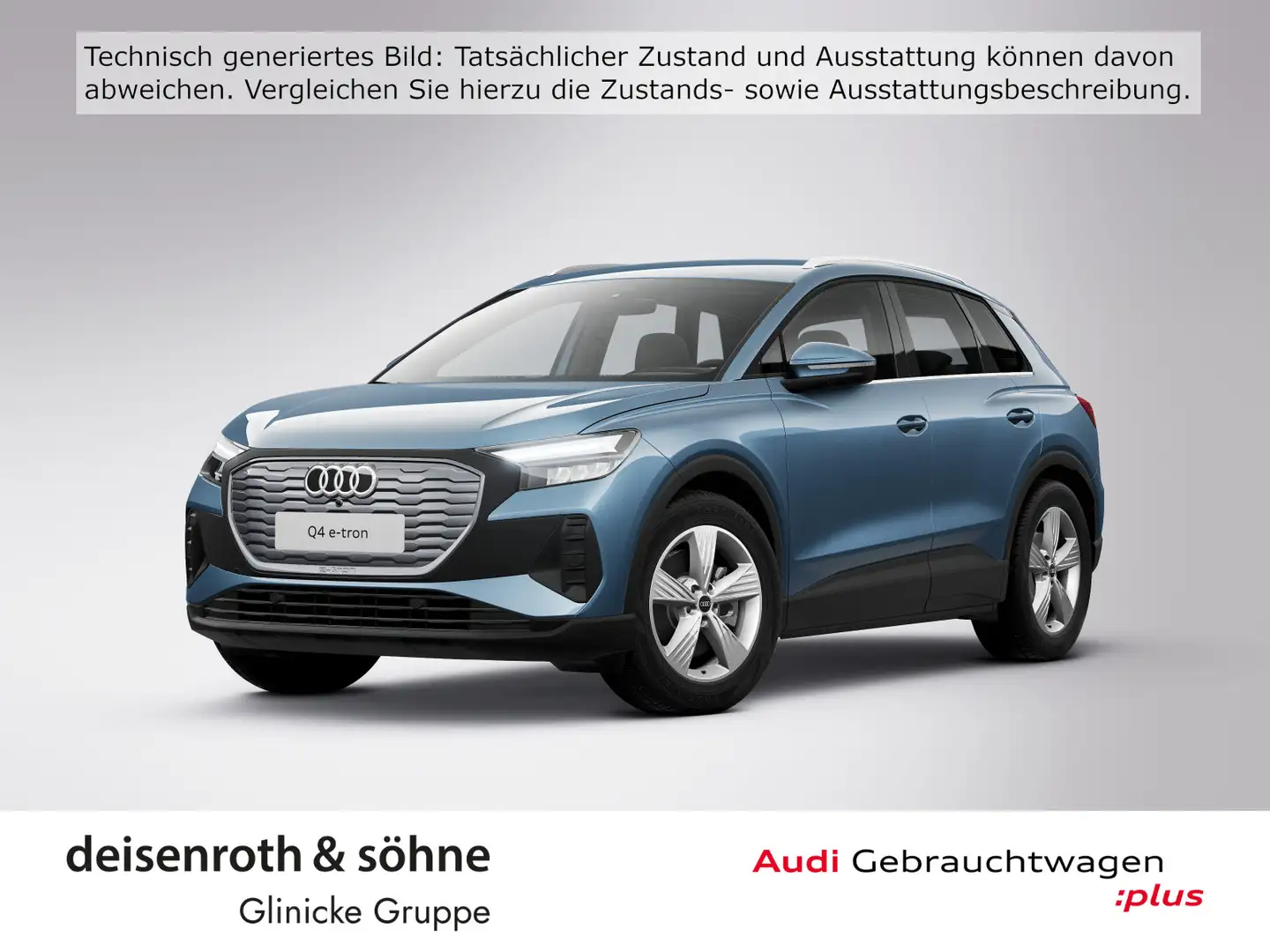 Audi Q4 e-tron AHK/Nav/sonos/LHZ/ACC/Kam/Assist/Klima Blau - 1
