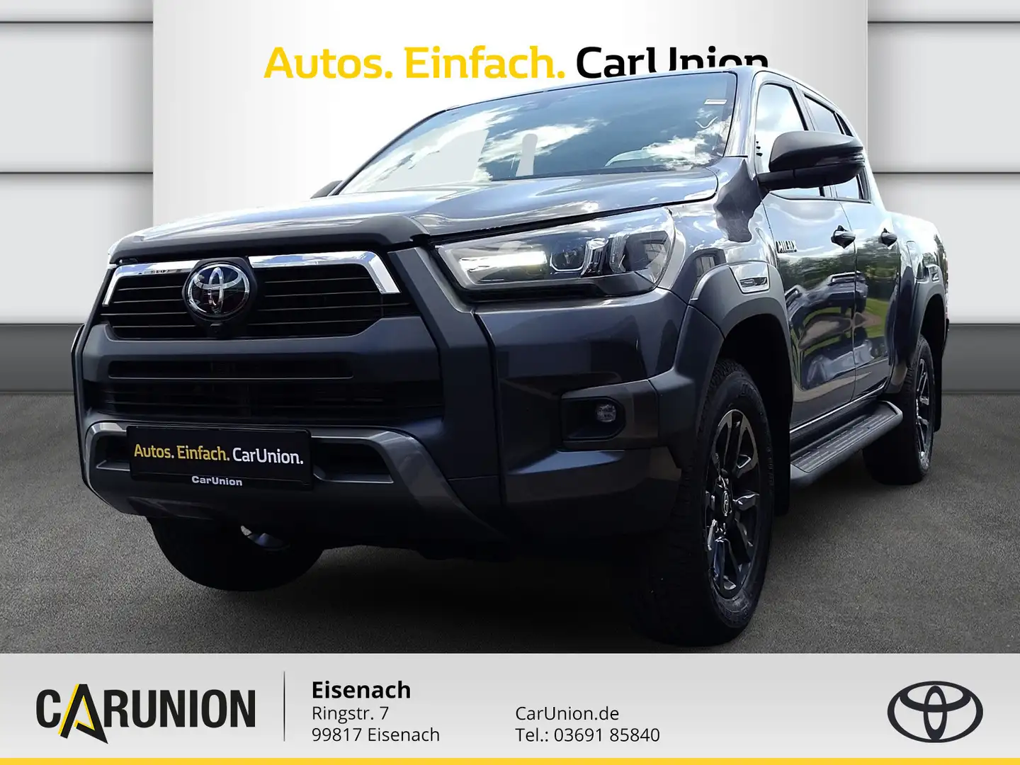 Toyota Hilux 2,8 DC Ininvcible SOFORT Grau - 1