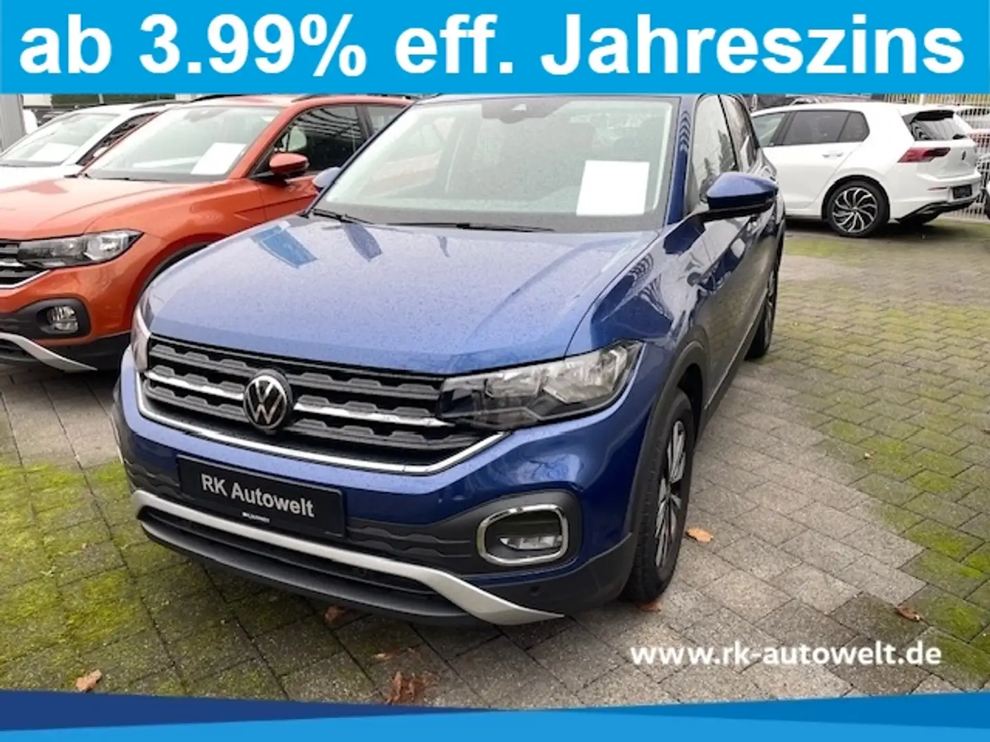 Volkswagen T-Cross Move 1.0 TSI Navi ACC Kamera Apple CarPlay Android Blau - 1