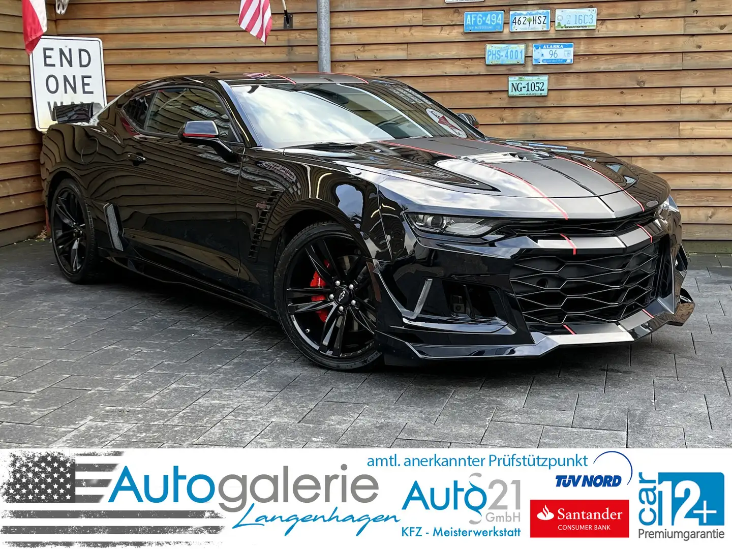 Chevrolet Camaro LT1 RS 6.2 Leder Schalter Kamera BREMBO Negro - 1