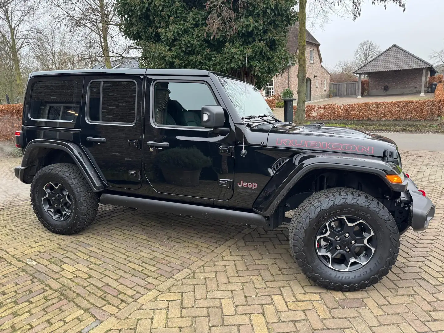 Jeep Wrangler 2.0T Rubicon grijs kent. 63950.- ex btw Nero - 2