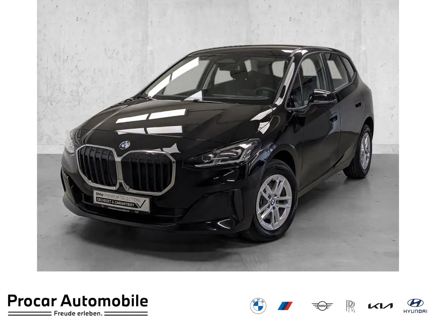BMW 218 d Active Tourer Live Prof HuD 360° PA+ DAB LED WLA Schwarz - 1