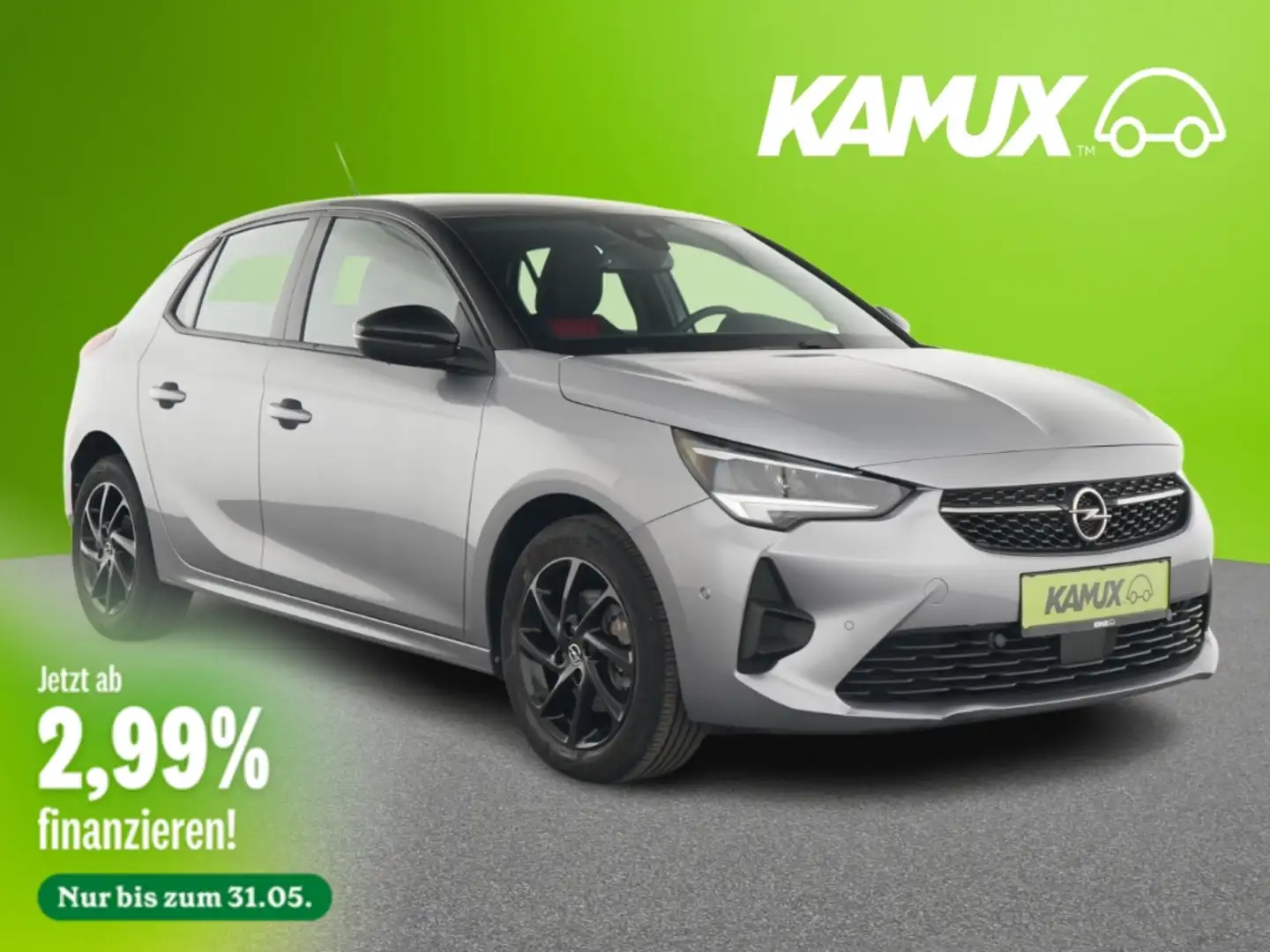 Opel Corsa F 1.2T GS+LED+NAVI+KAMERA+TEMPO+PDC Grau - 1