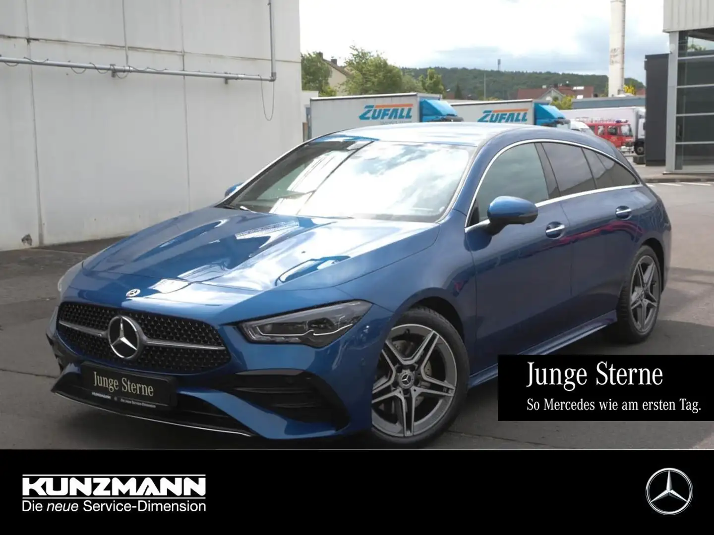 Mercedes-Benz CLA 200 d SB AMG MBUX Navi-Prem. Distronic 360° Blauw - 1