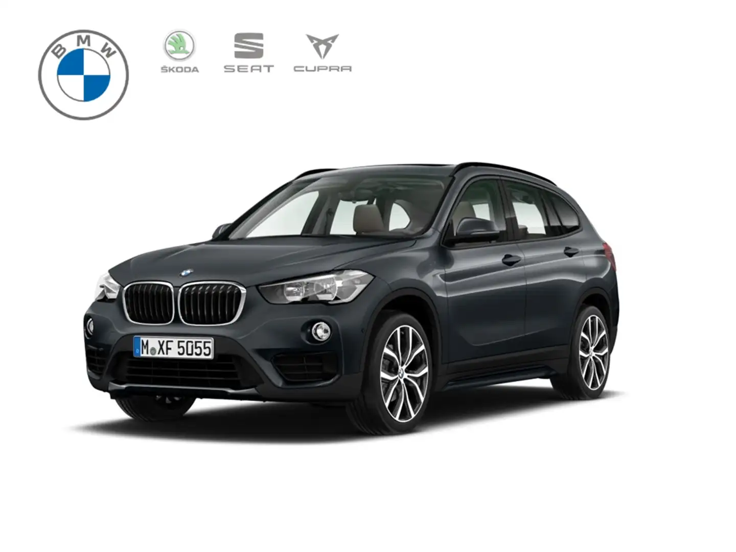BMW X1 18 d Sport Line El. Panodach Navi LED El. Heckklap Grau - 1