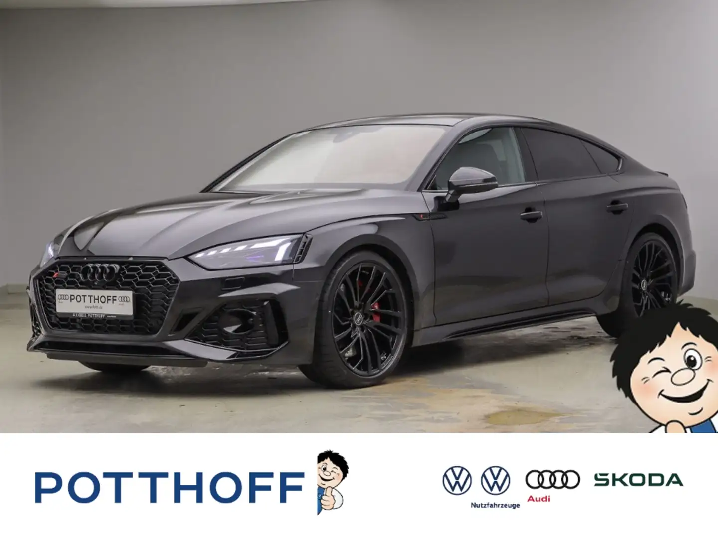 Audi RS5 Sportback Q PANO NAVI MATRIX PDC Fekete - 1