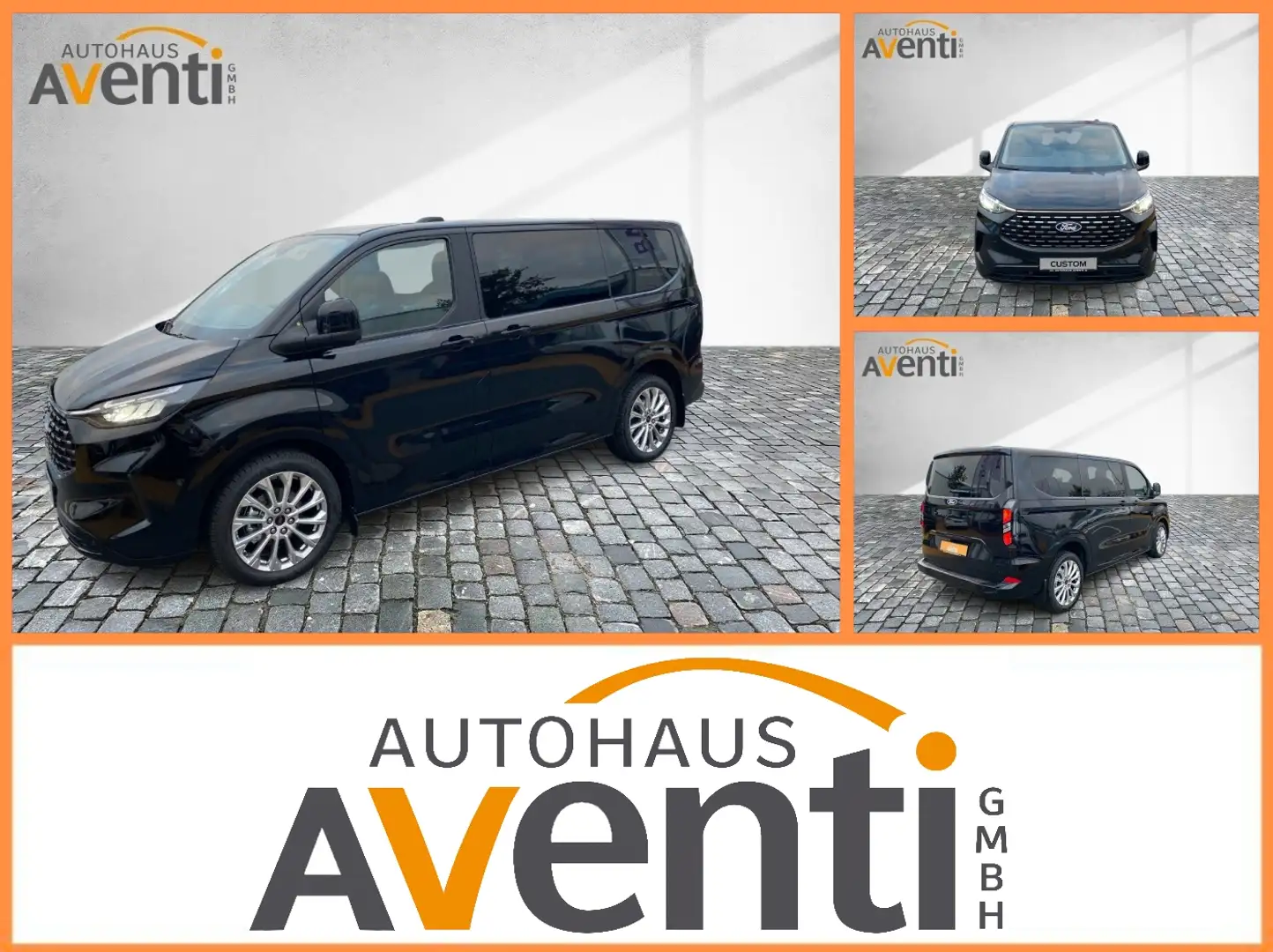 Ford Tourneo Custom TITANIUM AWD*Navi*LED*RüCam Fekete - 1