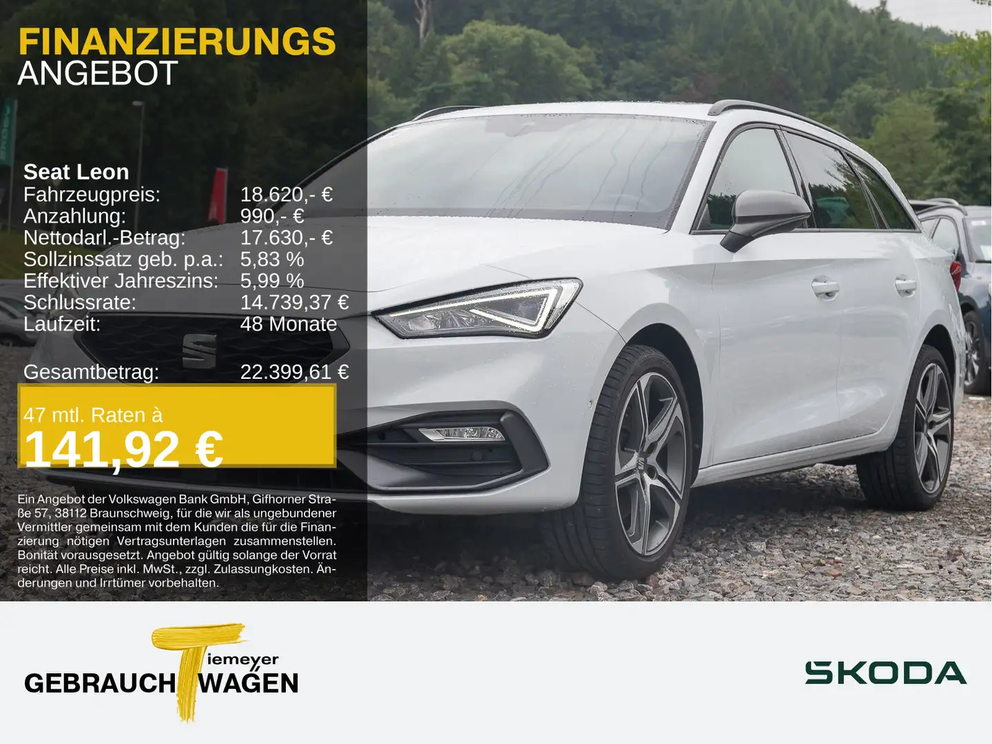 SEAT Leon Sportstourer FR PANO DINAMICA KAMERA LM18 Blanco - 1