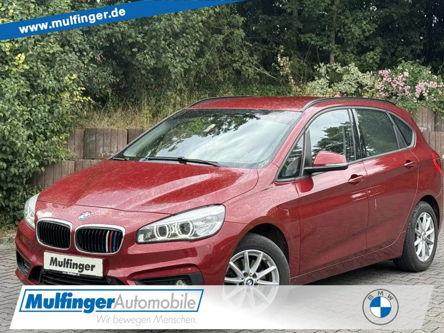 BMW 220 d ActiveT.xDr. Leder HUD LED Navi Kamera AHK Rosso - 1