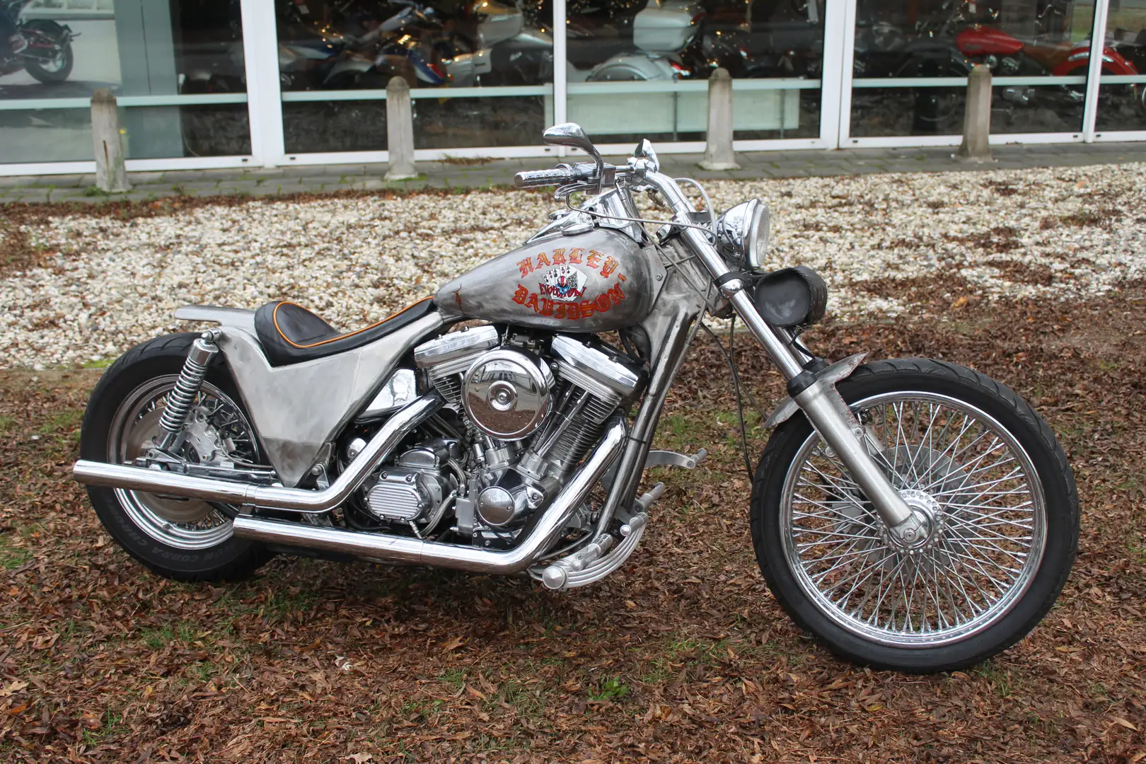 Harley-Davidson Custom Bike FXR-S Low-Rider Marlboro man replica Srebrny - 1