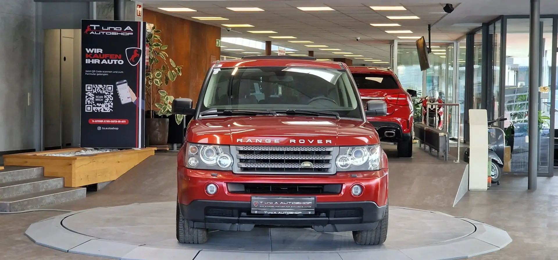 Land Rover Range Rover Sport 2.7 TdV6 S *Luftfederung*AHK*Schiebedach* Rot - 2