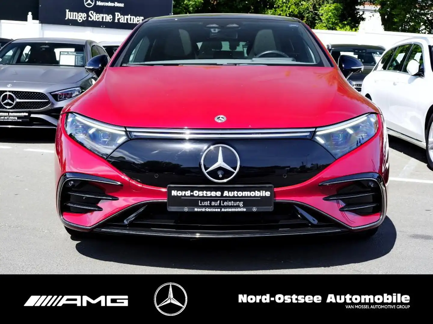 Mercedes-Benz EQS 450+ AMG DISTRO AIRMATIC HUD PANO BURMESTER Rouge - 2