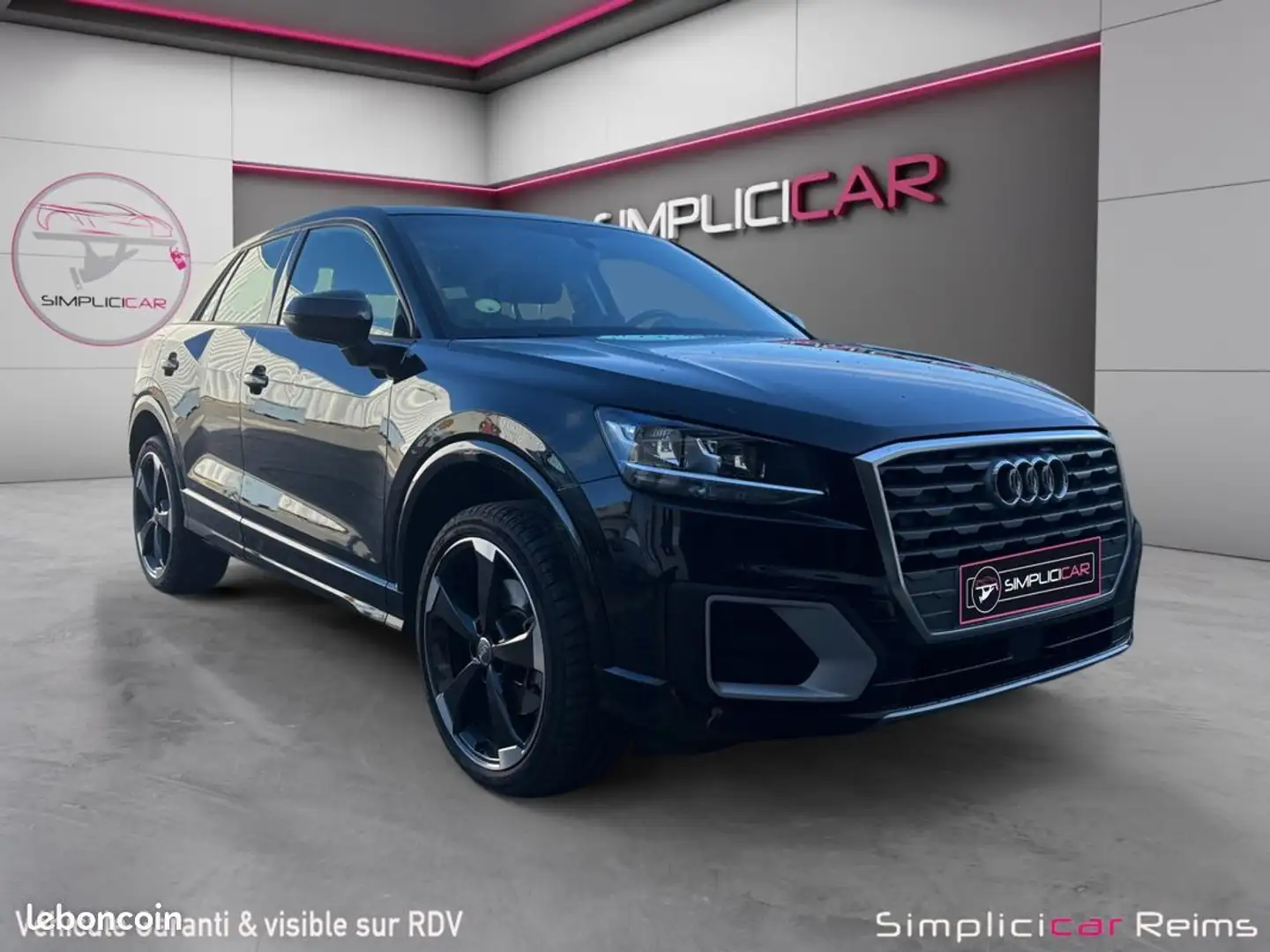 Audi Q2 1.6 TDI 116 ch BVM6 Sport Garantie 12 mois Noir - 1