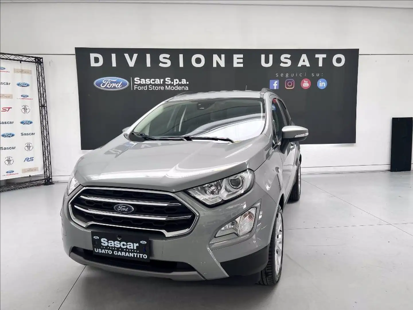 Ford EcoSport 1.0 ecoboost Titanium s&s 125cv auto my18 Gris - 1