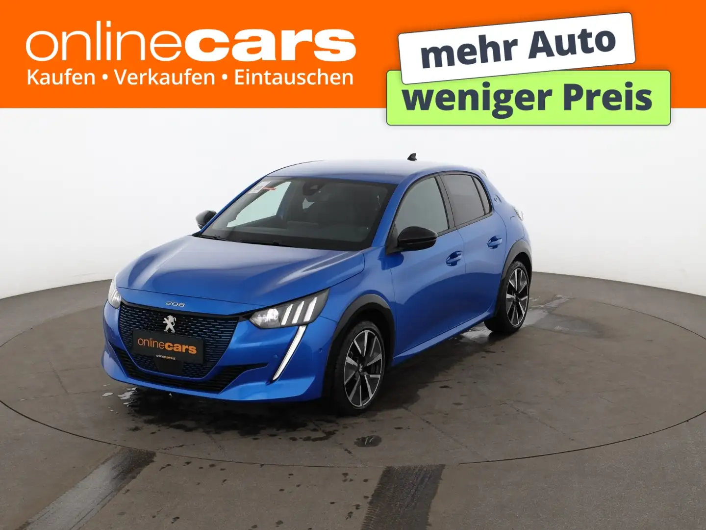 Peugeot e-208 GT 50kWh Aut LED LEDER NAVI SITZHZG R-CAM Azul - 1