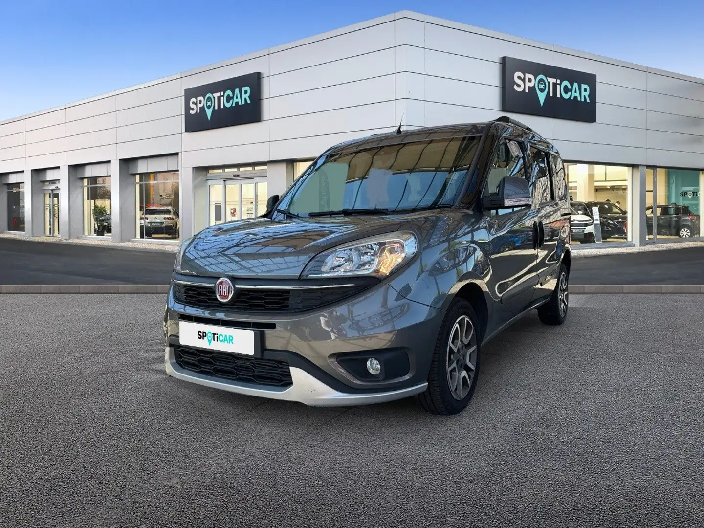 Fiat Doblo 1.6 Mjt 16v 120cv TREKKING Gris - 1