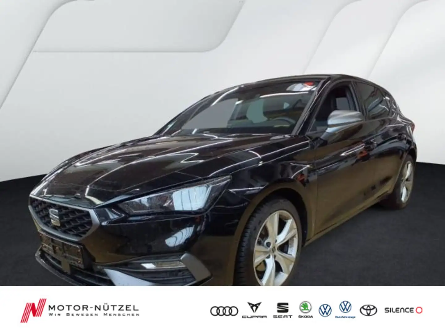 SEAT Leon 2.0 TDI DSG FR-LINE LED+NAV+APP+ACC+SHZ+RFK Schwarz - 1