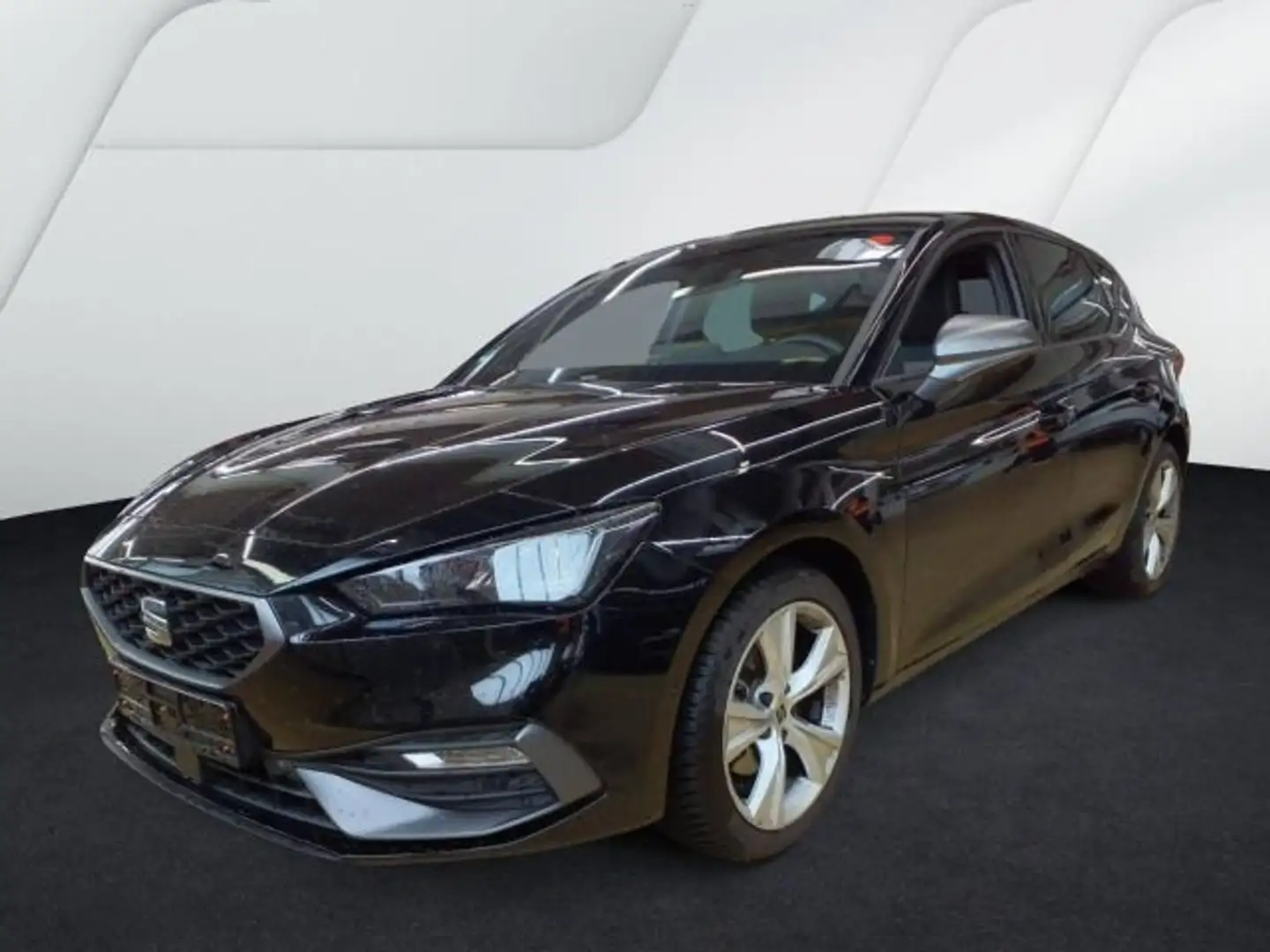 SEAT Leon 2.0 TDI DSG FR-LINE LED+NAV+APP+ACC+SHZ+RFK Schwarz - 2