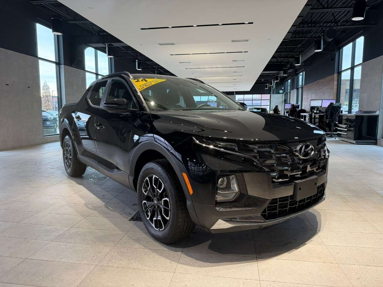 TWILIGHT BLACK 2024 Hyundai Santa Cruz Pickup Truck Automatic