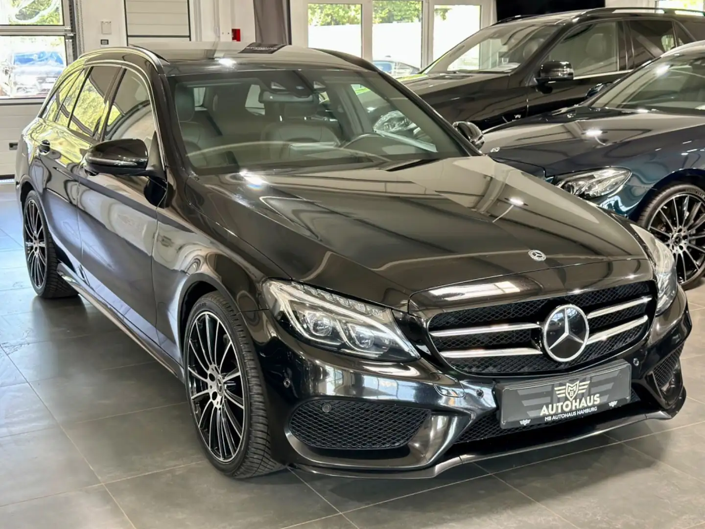 Mercedes-Benz C 220 C-Klasse C 220 T BlueTec,AMG-Paket,Pano,AHK,VOLL Schwarz - 2
