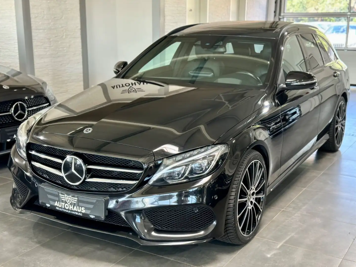 Mercedes-Benz C 220 C-Klasse C 220 T BlueTec,AMG-Paket,Pano,AHK,VOLL Schwarz - 1