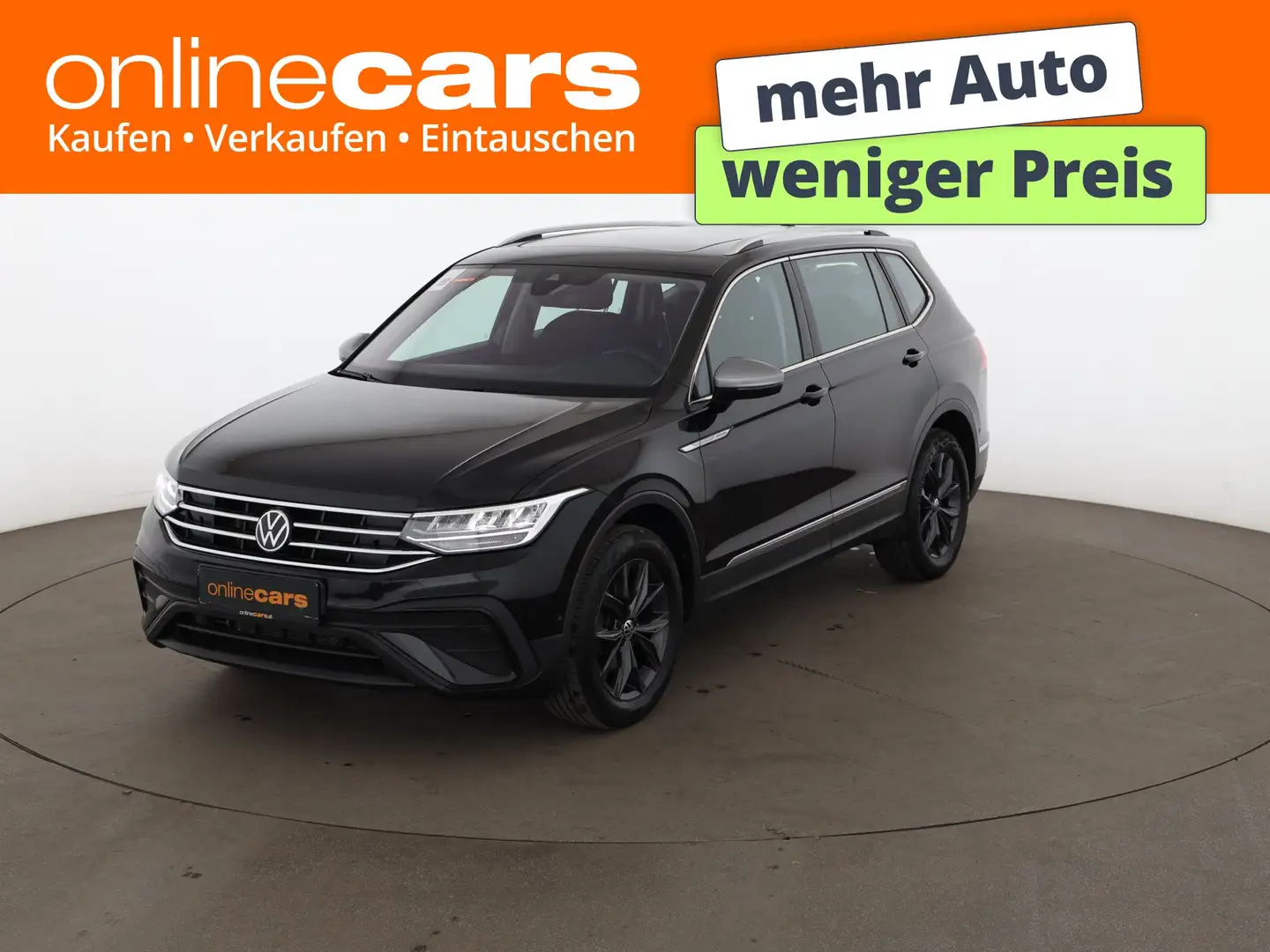 Volkswagen Tiguan Allspace 2.0 TDI Life LED SKY AHK RADAR Schwarz - 1